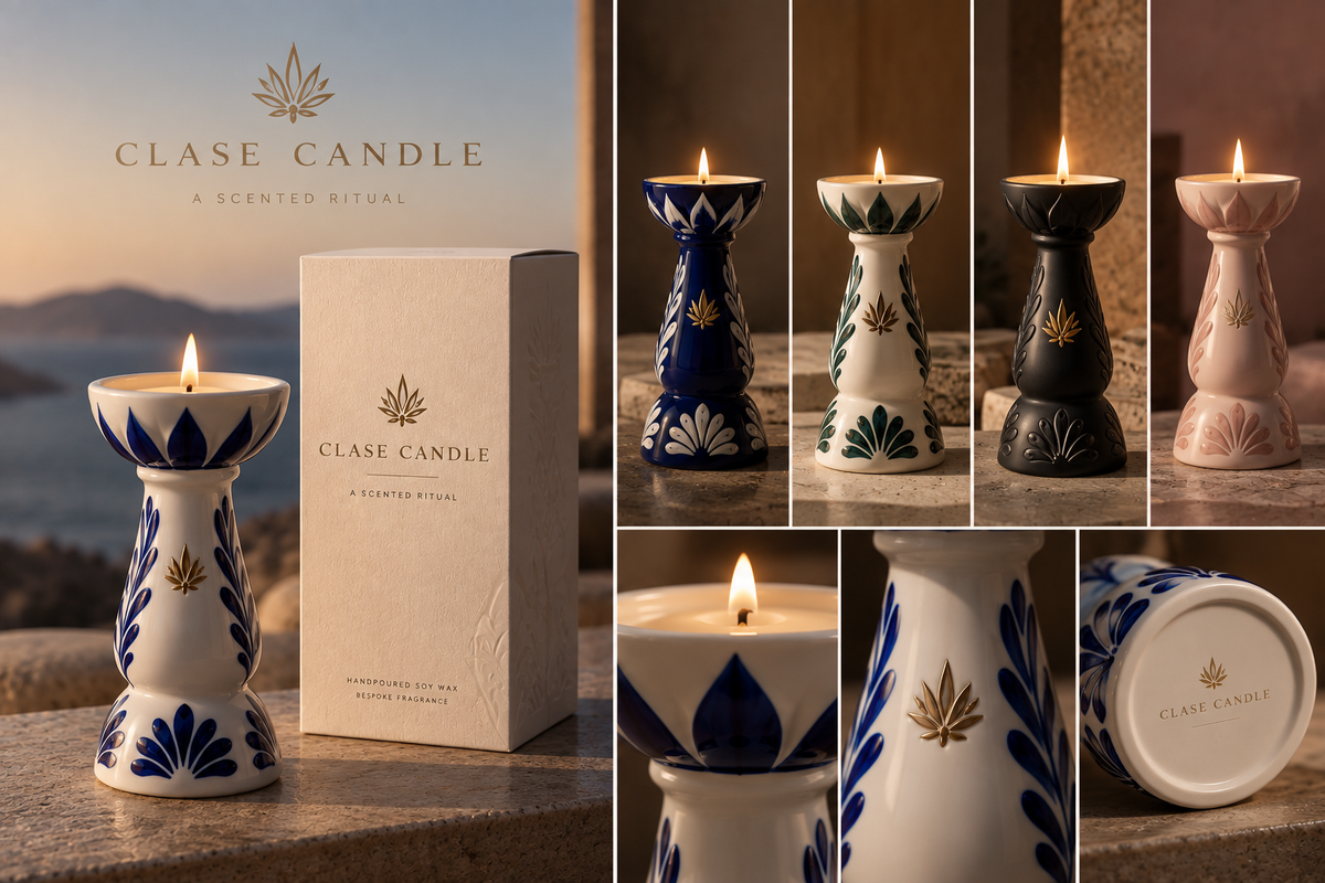 Jardin Vert — Grand Pedestal — Luxury Candle Lookbook