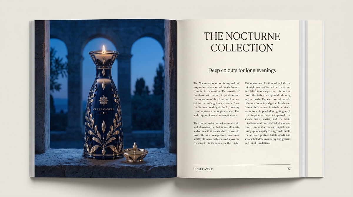Oud Noir — Maison Bowl — Open magazine DOUBLE PAGE SPREAD printe