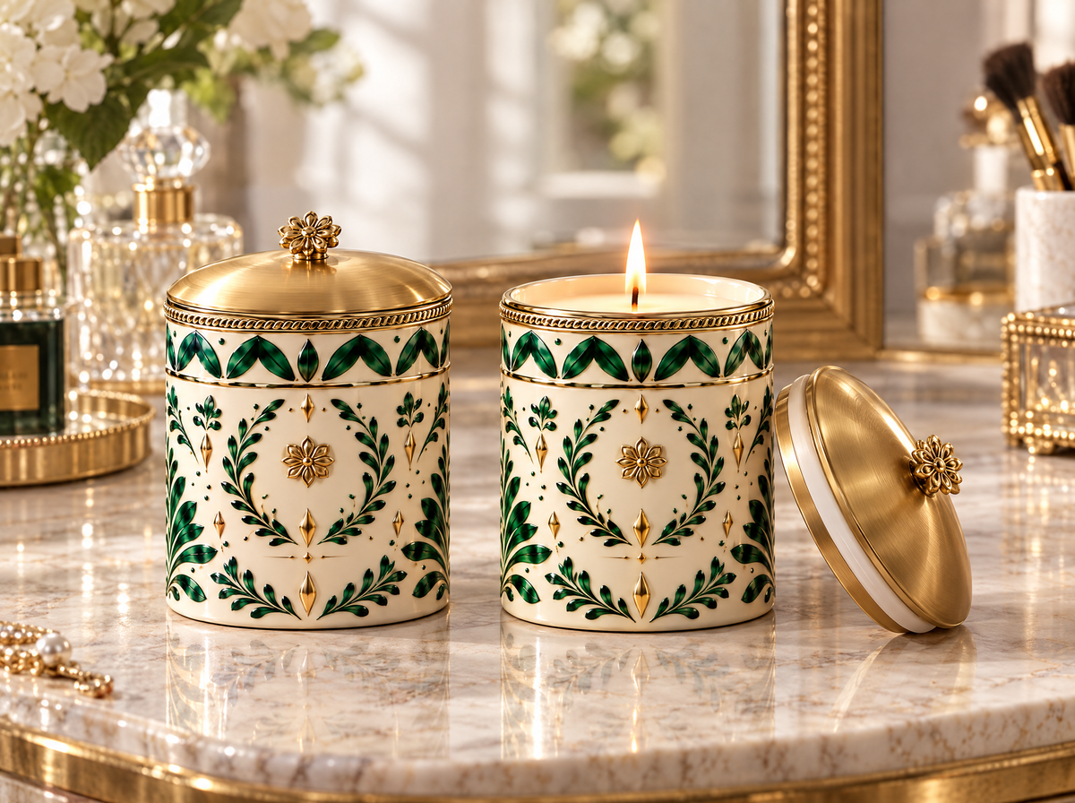 Jardin Vert — Maison Bowl — Photorealistic luxury catalog page showi