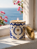 Wild Neroli — Classic Lidded Jar — Blanc & Bleu (1)