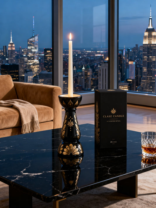 Oud Noir in a Manhattan penthouse at night