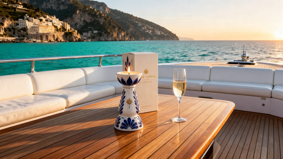 Mediterranean Fig on a yacht deck off the Amalfi coast